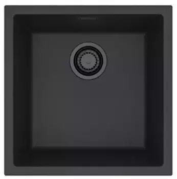 Мойка для кухни «Alveus» Omni 20 45/45 искусственный камень Deep Black-G90 BE