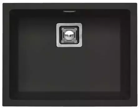 Мойка для кухни «Alveus» Quadrix 50 56/46 искусственный камень Deep Black-G90