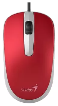 Мышь проводная Genius DX-120 Passion Red USB, оптическая светодиодная, USB, красный
