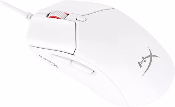 Мышь проводная HyperX Pulsefire Haste 2, 26000dpi, оптическая светодиодная, USB, белый (6N0A8AA)