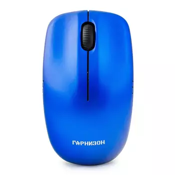 Мышь беспроводная Гарнизон GMW-400B, 1000dpi, оптическая светодиодная, USB, синий