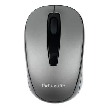 Мышь беспроводная Гарнизон GMW-450-1, 1000dpi, оптическая светодиодная, USB, серый
