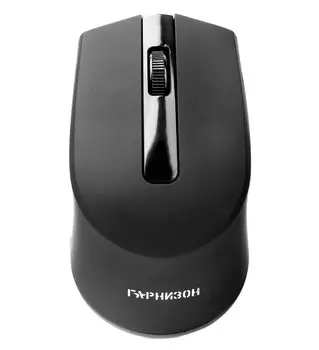 Мышь беспроводная Гарнизон GMW-470, 1000dpi, оптическая светодиодная, USB, черный (GMW-470)