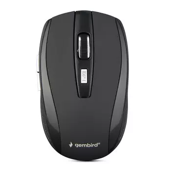 Мышь беспроводная Gembird MUSW-330, 2400dpi, оптическая светодиодная, USB, черный (MUSW-330)