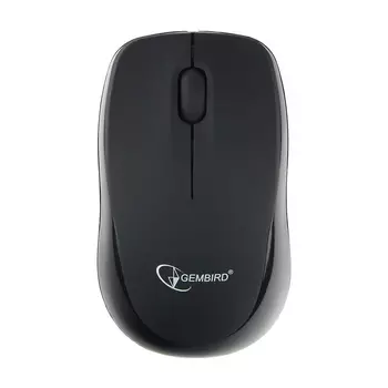 Мышь беспроводная Gembird MUSW-360, 1000dpi, оптическая светодиодная, USB, черный (MUSW-360)