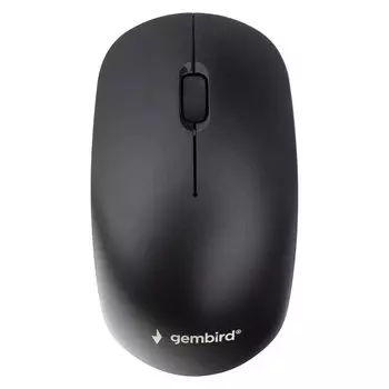 Мышь беспроводная Gembird MUSW-435, 2400dpi, оптическая светодиодная, USB, черный