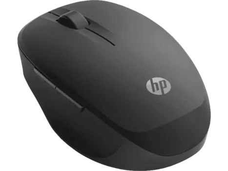 Мышь беспроводная HP Dual Mode, 3600dpi, оптическая светодиодная, Wireless, USB, черный (6CR71AA)