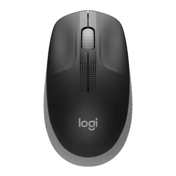 Мышь беспроводная Logitech M190, 1000dpi, оптическая светодиодная, USB, серый (910-005906)