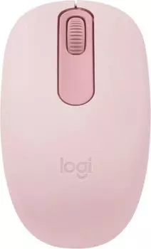 Мышь беспроводная Logitech M196, 1000dpi, оптическая светодиодная, Bluetooth/USB, розовый (910-007461)