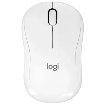 Мышь беспроводная Logitech M221 Silent, 1000dpi, оптическая светодиодная, USB, белый (910-006090)
