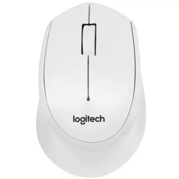 Мышь беспроводная Logitech M330 SILENT PLUS Black USB, 1000dpi, оптическая светодиодная, USB, белый/желтый (910-004926)