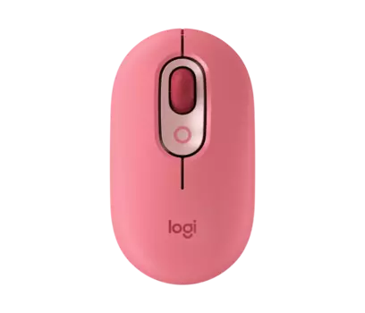 Мышь беспроводная Logitech POP Mouse, 4000dpi, Bluetooth, розовый (910-006548)
