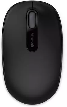 Мышь беспроводная Microsoft Mobile Mouse 1850, 1000dpi, оптическая светодиодная, USB/Радиоканал, черный (U7Z-00003)