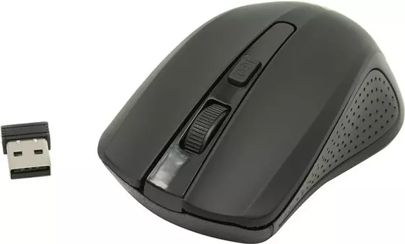 Мышь беспроводная Defender Accura MM-935, 1600dpi, оптическая светодиодная, USB/Радиоканал, черный (52935)