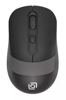 Мышь беспроводная Oklick 310MW, 3200dpi, оптическая светодиодная, USB, черный/серый (1869088)