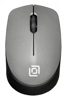 Мышь беспроводная Oklick 486MW, 1000dpi, оптическая светодиодная, USB, черный/серый