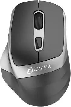 Мышь беспроводная Oklick 516MW, 1600dpi, оптическая лазерная, USB, черный/серый (516MW)