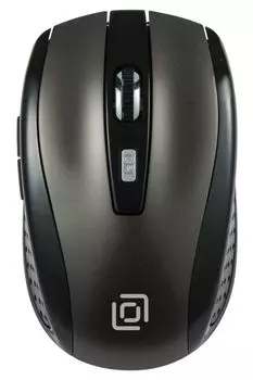 Мышь беспроводная Oklick 635MB, 1600dpi, оптическая светодиодная, Bluetooth, черный/серый