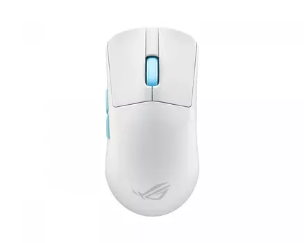 Мышь беспроводная/проводная ASUS P713 ROG HARPE ACE AIM LAB EDITION, 36000dpi, оптическая светодиодная, Bluetooth/Радиоканал/USB, белый (90MP02W0-BMUA10)