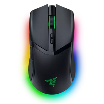 Мышь беспроводная/проводная Razer Cobra Pro, 30000dpi, оптическая светодиодная, Bluetooth/Радиоканал/USB, черный (RZ01-04660100-R3G1)