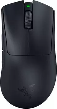 Мышь беспроводная/проводная Razer DeathAdder V3 Pro, 30000dpi, оптическая светодиодная, USB/Радиоканал, черный (RZ01-04630100-R3A1)