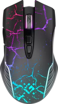 Мышь беспроводная Defender Commander GM-511, 1600dpi, оптическая светодиодная, Bluetooth, черный (52557)