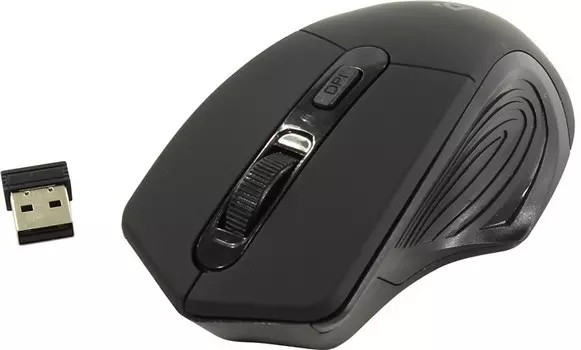 Мышь беспроводная Defender Datum MB-345, 1600dpi, оптическая светодиодная, USB, черный (52345)