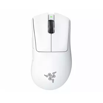 Мышь беспроводная Razer DeathAdder V3 Pro, 30000dpi, оптическая светодиодная, USB/Радиоканал, белый (RZ01-04630200-R3A1)
