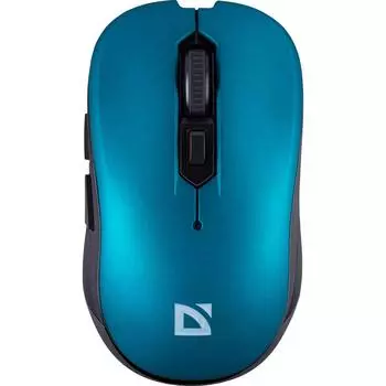 Мышь беспроводная Defender Gassa MM-105, 1600dpi, оптическая светодиодная, USB, бирюзовый (52102)