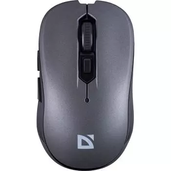 Мышь беспроводная Defender Gassa MM-105, 1600dpi, оптическая светодиодная, USB, серый (52104)