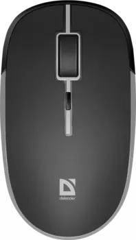 Мышь беспроводная Defender Hit, 1600dpi, оптическая светодиодная, USB, черный (52775)