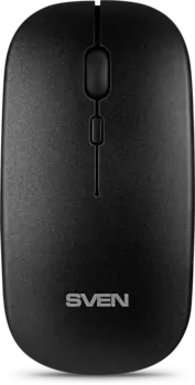 Мышь беспроводная Sven RX-565SW, 1600dpi, оптическая светодиодная, USB, серый (SV-020903)