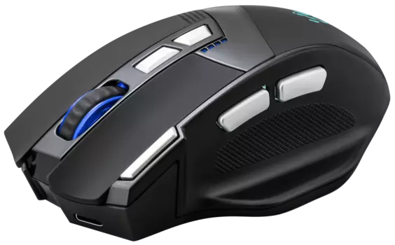 Мышь беспроводная Defender Knight GM-885, 3200dpi, оптическая светодиодная, USB, черный (52885)