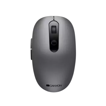 Мышь беспроводная Canyon MW-9, 1500dpi, оптическая светодиодная, Bluetooth/USB, серый (CNS-CMSW09DG)