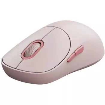 Мышь беспроводная Xiaomi 3 GL, 1200dpi, оптическая светодиодная, Bluetooth/USB, розовый (BHR8911GL)