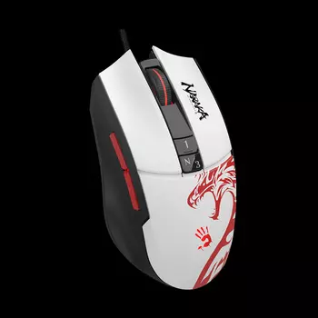 Мышь проводная A4Tech Bloody L65 Max, 12000dpi, оптическая светодиодная, USB, золотистый (L65 MAX NARAKA)