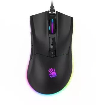 Мышь проводная A4Tech Bloody P90s , 8000dpi, оптическая светодиодная, USB, черный (P90S STONE BLACK)