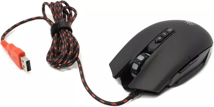 Мышь проводная A4Tech Bloody Q80, 3200dpi, оптическая светодиодная, USB, черный (482452)