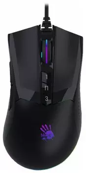 Мышь проводная A4Tech Bloody W90 Max, 10000dpi, оптическая светодиодная, USB, черный (W90 MAX (STONE BLACK))