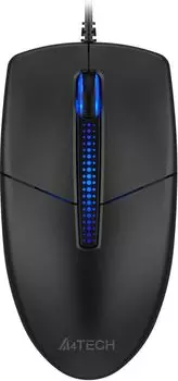 Мышь проводная A4Tech N-530, 1200dpi, оптическая светодиодная, USB, черный (N-530 Black)