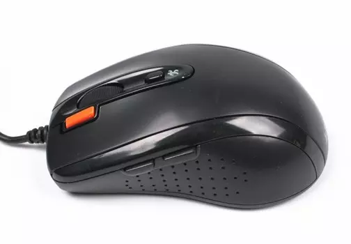 Мышь проводная A4Tech N-70FX, 1600dpi, оптическая светодиодная, USB, черный
