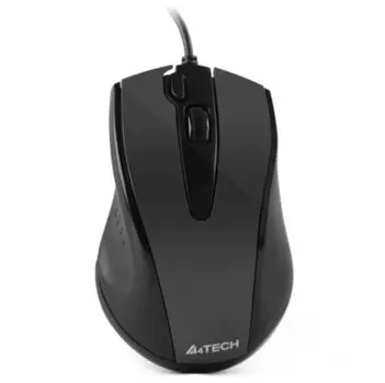 Мышь проводная A4Tech V-Track Padless N-500FS, 1000dpi, оптическая светодиодная, USB, черный