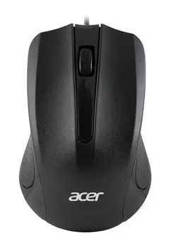 Мышь проводная ACER OMW010, 1200dpi, оптическая светодиодная, USB, черный (ZL.MCEEE.001)
