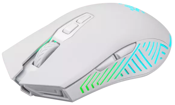 Мышь беспроводная Defender Pandora GM-502, 3200dpi, оптическая светодиодная, USB, белый (52502)