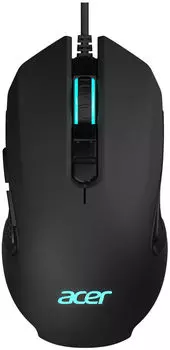 Мышь проводная ACER OMW160, 6400dpi, оптическая светодиодная, USB, черный (ZL.MCEEE.00Q)
