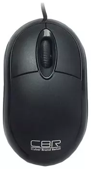 Мышь проводная CBR CM 102, 1200dpi, оптическая светодиодная, USB, черный (CM 120 Black)