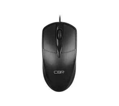 Мышь проводная CBR CM 121, 1000dpi, оптическая светодиодная, USB, черный (CM 121 Black)
