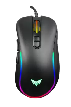 Мышь проводная Crown CMGM-902, 7200dpi, оптическая светодиодная, USB, черный