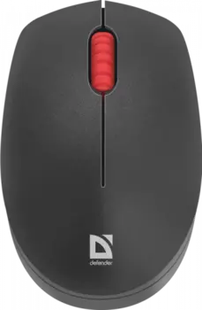 Мышь беспроводная Defender Tiana MB-055, 1000dpi, оптическая светодиодная, USB, черный ( 52055)