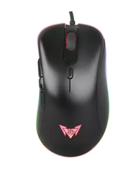 Мышь проводная Crown CMGM-904, 7000dpi, оптическая светодиодная, USB, черный